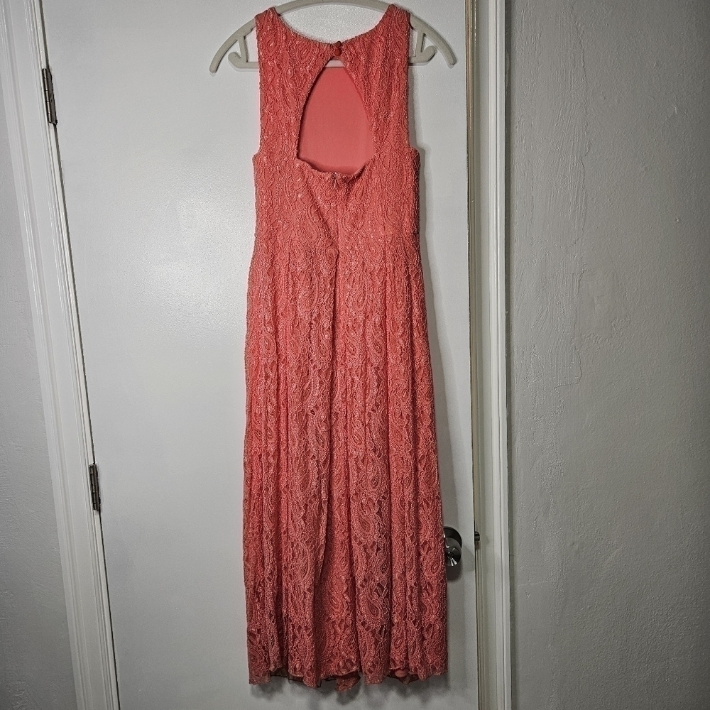 EVA FRANCO SIZE 6 DRESS ORANGE - Picture 3 of 8